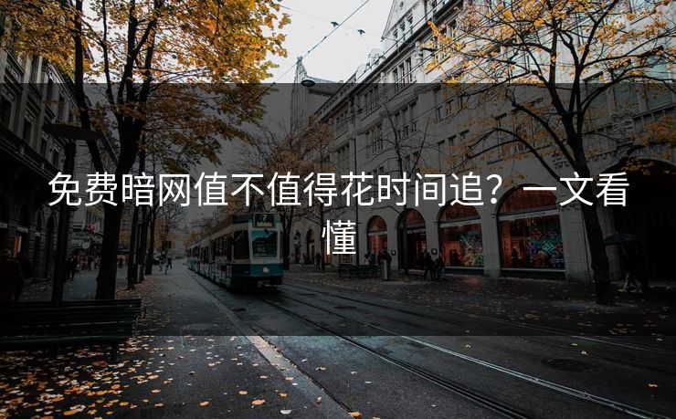 免费暗网值不值得花时间追？一文看懂